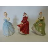 Three Royal Doulton Figurines to include 'Enchantment' HN2178,