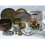 A good collection of silver plate,