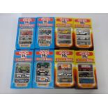 Four Matchbox MP-4 Tesco 3 model value blue packs and four yellow,