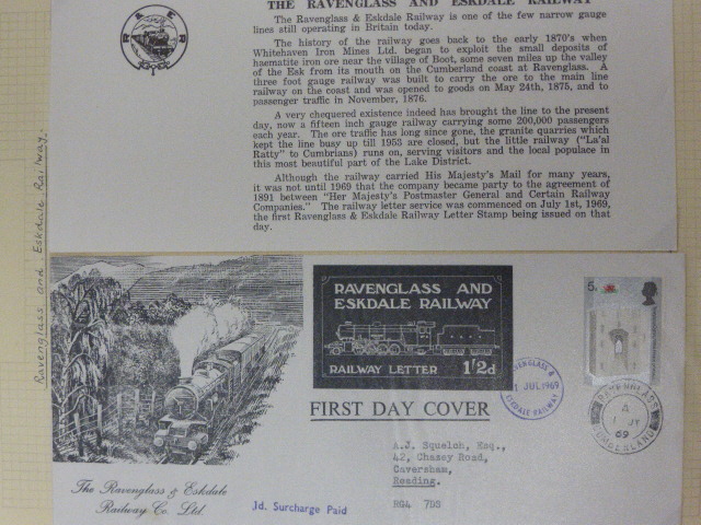 Stamps - Railway / British Rail, 140 items including FDC's, stamps and postcards, - Image 3 of 4