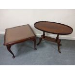 Two occasional tables,