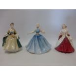 Three Royal Doulton Figurines to include 'The Ermine Coat' HN1981,
