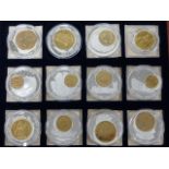 Coins - set of twelve 'History of British Currency',
