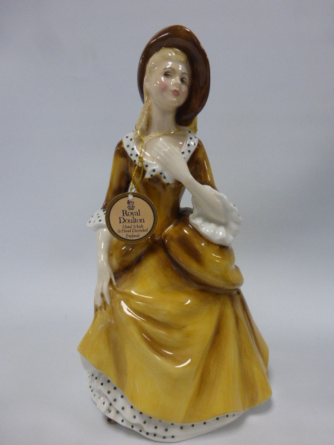 Three Royal Doulton Figurines to include 'Lynne' HN2329 modelled by Peggy Davies, - Image 4 of 4