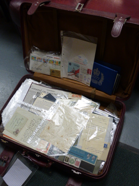 Stamps - Suitcase full of FDC's, covers and stamps, all sorts with much value,