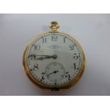 14ct gold pocket watch by Ball Watch Co.