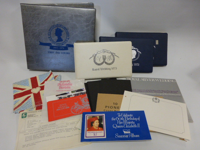 Stamps - FDC's - 25th Anniversary of QEII 1953-78 in special album,