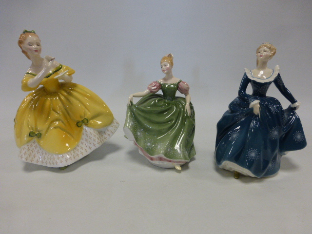 Three Royal Doulton Figurines to include 'Michele' HN2234, 'Fragrance' HN2334,