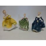 Three Royal Doulton Figurines to include 'Michele' HN2234, 'Fragrance' HN2334,