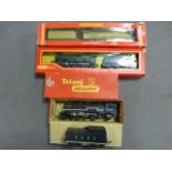 TRI-ANG; Three Original Boxed Loco`s with one unboxed Tender Including R54 "Hiawatha" plus R32