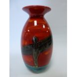 Anita Harris 'Angel of the North' vase, signed to base, 20.