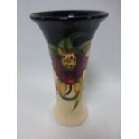 Moorcroft flared vase in th Anna Lily pattern, 25.