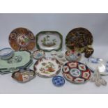 Collection of mostly Oriental ceramics including 19th Century to include Saki bowls,