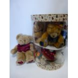 Harrod's Special Edition Ten Teddies Presentation Set 1986-1996 together with one other Harrod's