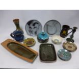 Good collection of assorted Studio Pottery,