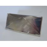 Egyptian silver desk tidy in the form of an open envelope, 9.5cms in length, 61.