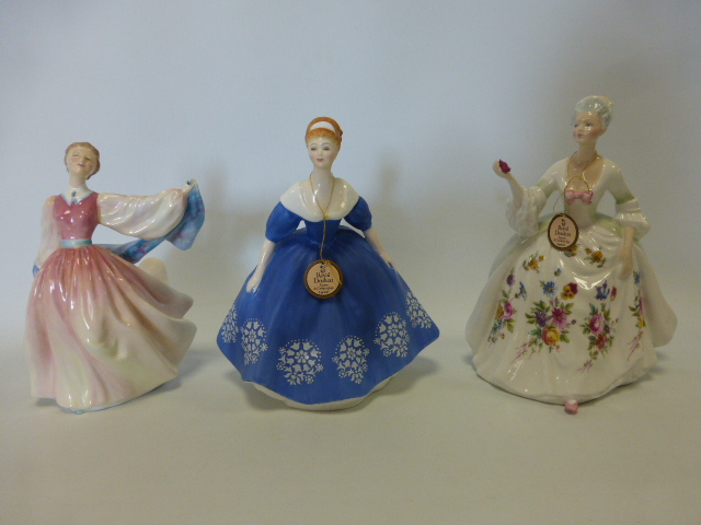 Three Royal Doulton Figurines to include 'Diana' HN2468,