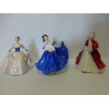 Three Royal Doulton Figurines to include 'Elaine' HN2791, Rachel' HN2936 and 'Lisa',
