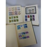 Stamps - Three albums of GB QEII, mint/used, from 1950-70's, good value,