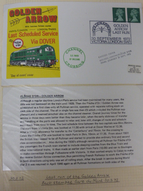 Stamps - Railway / British Rail, 140 items including FDC's, stamps and postcards, - Image 2 of 4