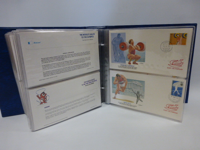 Stamps - 1988 Olympic Games FDC's, complete in special album, - Image 2 of 5