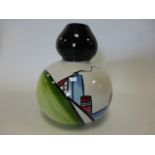 Lorna Bailey 'Deco House' vase, signed t