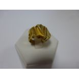 Bespoke 18ct gold ring, made in Greece,