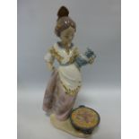 Lladro figurine 'Making Paella', No.5254