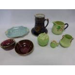 Early W & R Carltonware jug and stand wi