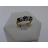 An Edwardian 18ct gold Sapphire and Diam