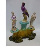 Late Victorian Wardle Majolica stand, to