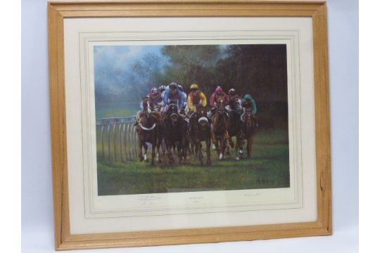 Horse Racing - Max Brandrett print 'Steward's Enquiry' Ltd edition 850 ...