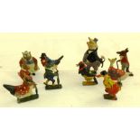 A COLLECTION OF TEN "CADBURY COCO CUBS" CAST LEAD PAINTED ANIMAL FIGURES from the 1930's,