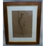 AFTER BASIL NIGHTINGALE "His Majesty the King" (Edward VII), a black and white Print, inscribed,