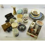 A COLLECTION OF 19TH AND 20TH CENTURY NURSERY CERAMICS AND PRINTED COMMEMORATIVES, together with