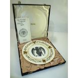 A SPODE, COVENTRY CATHEDRAL PLATE to commemorate the tenth anniversary of The New Cathedral 1962-