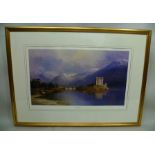 AFTER DUNCAN PALMER "Solitary Might", depicting a Highland scene, a limited edition Colour Print,