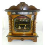 A LATE 19TH CENTURY RAILWAY STATION SWISS MUSICAL BOX "THE VICTORIA", with penny working