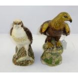 AFTER D. LYTTLETON A BESWICK EARTHENWARE OSPREY DECANTER FOR BENEAGLES WHISKY, 20cm high, and