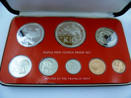 A PAPUA NEW GUINEA PROOF COIN SET AND OTHER COINS VARIOUS - Image 2 of 4