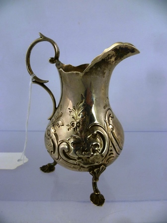 HENRY HOLLAND (of Holland Aldwinckle and Slater) A VICTORIAN SILVER CREAM JUG of Georgian design,