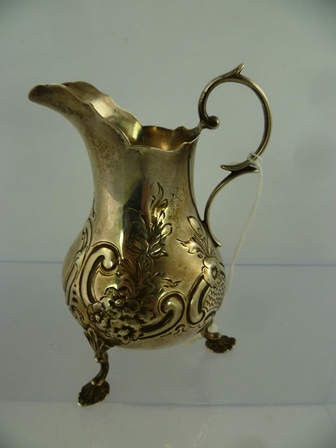 HENRY HOLLAND (of Holland Aldwinckle and Slater) A VICTORIAN SILVER CREAM JUG of Georgian design, - Image 2 of 4