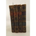 "MEMOIRS OF NAPOLEON BONAPARTE" by M De Bourrienne (his private secretary) in four half calf