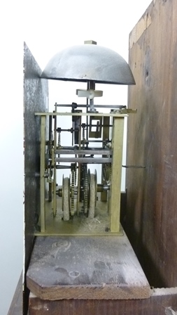 BAKER MALLING A LATE 18TH/EARLY 19TH CENTURY OAK LONGCASE CLOCK (with later alterations) having - Image 4 of 5