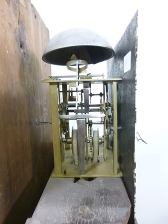 BAKER MALLING A LATE 18TH/EARLY 19TH CENTURY OAK LONGCASE CLOCK (with later alterations) having - Image 5 of 5