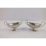 GOLDSMITHS & SILVERSMITHS COMPANY (WILLIAM GIBSON & JOHN LAWRENCE LONGMAN) A PAIR OF OVAL SILVER