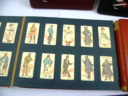 FIVE ALBUMS OF ASSORTED CIGARETTE CARDS includes; Wills, large size "Arms of Oxford and Cambridge - Image 4 of 6