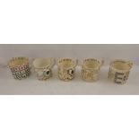 A COLLECTION OF TWELVE WEDGWOOD CHINA COMMEMORATIVE MUGS, to include 1969 Prince of Wales