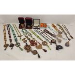 MAX NEIGER, NEIGER BROS & OTHERS A collection of 24 necklets and pendants to include; a period Art