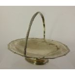 THOMAS BRADBURY AND SONS (Joseph x Thomas Bradbury) A VICTORIAN SILVER OVAL BREAD OR FRUIT BASKET,